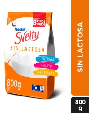 Leche En Polvo Svelty Descremada Sin Lactosa Bolsa 800 G